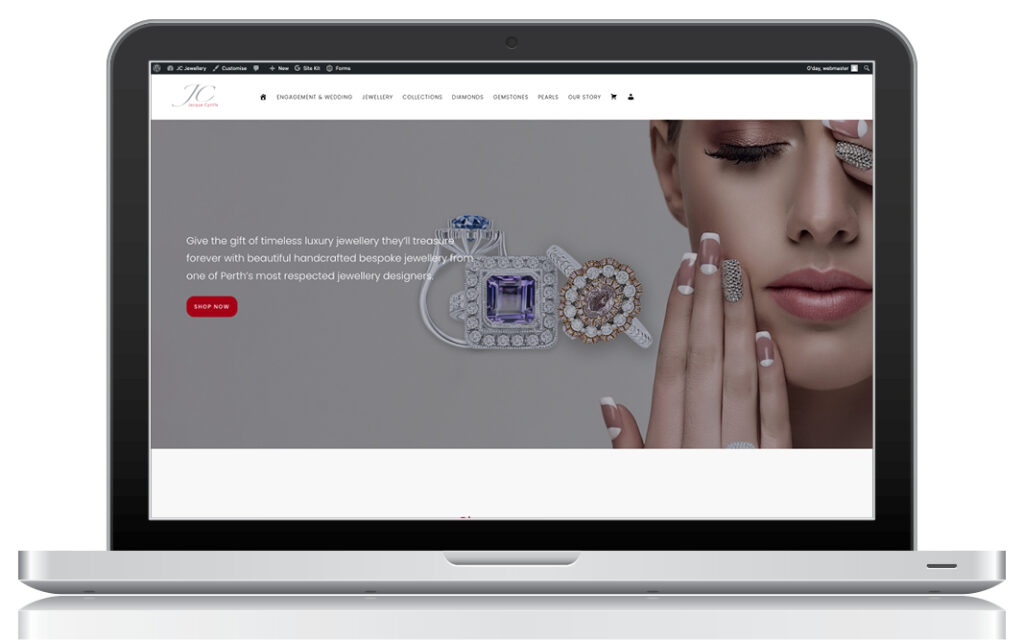 JC Jewellery website